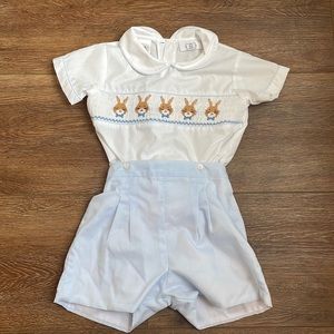 NWOT Lulu Bebe Boys Easter Set